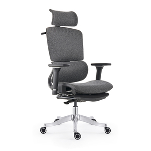 Giá rẻ trở lại lưới vải máy tính bàn ghế sang trọng Ergonomic điều hành thương mại văn phòng Ghế với - Product Image 4