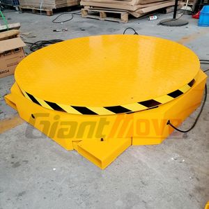 1.5 टी चीन निर्माता जमीन गड्ढे पर चढ़कर बिजली रोटरी लिफ्ट मंच के साथ दौर मोड़ घूर्णन तालिका, घूर्णन मंच - Product Image 2