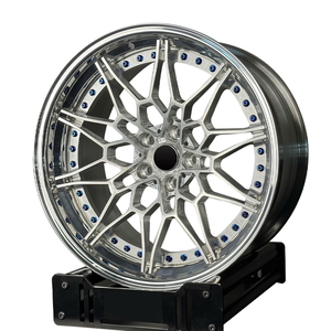 Jantes de voiture en alliage d'aluminium forgé à cinq branches échelonnées de remplacement OEM de 18 à 21 pouces, neuves, 4 pièces, 5*100 4*100 5*108 5*120 - Product Image 1