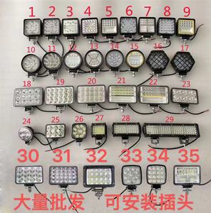 굴삭기 캡 대형 및 소형 암 프론트 헤드라이트 LED 라이트 12V 24V, 방수 기능, 긴 수명, 더 밝은 조명 - Product Image 3