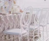 Usine hôtel Polycarbonate plastique événement acrylique célébration mariée mariage Transparent résine clair Phoenix chaises pour événements