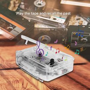 เครื่องแปลงเทปพกพาเป็น MP3 วิทยุ AM FM ลำโพง HiFi เครื่องเล่น USB กล่องของขวัญใส สำหรับการเรียนรู้กลางแจ้ง โรงงานผลิตเครื่องเล่นเพลงตามสั่ง - Product Image 5