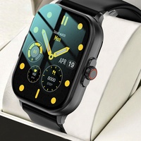 VALDUS Montre Connectée Santé ECG Écran Tactile HD Oxygène Sanguin Fréquence Cardiaque ECG IP67 Plusieurs Modes Sportifs VE12