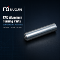 Pièces usinées de précision en aluminium pour tournage CNC, axe cylindrique, goupille, manchon de guidage, fabrication directe usine OEM ODM