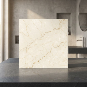Bottochino Design 24x24inch Glossy Porcelain Tiles 8mm Polished Premium Marble <b>Flooring</b> - Product Image 1
