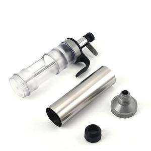 Pistolet à tuyauterie en acier inoxydable 304 et buse à crème en aluminium bricolage décoration de gâteau ensemble de seringues à crème glacée fournitures de cuisson - Product Image 4