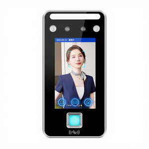 Terminal de Control de Acceso con Reconocimiento Facial Dinámico Biométrico, IP55 Resistente al Agua, Dispositivo Todo en Uno para Puerta, Torniquete y Cerradura - Product Image 1