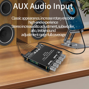 맞춤형 2026 신형 2.1 채널 200W BT 5.0 오디오 앰프 보드 모듈 AUX 포함 DIY 스피커 및 홈 스테레오 시스템 제작자용 - Product Image 4