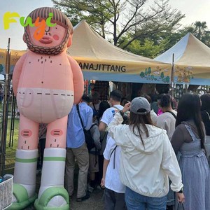 Personnages de dessins animés Happy Dog directement de l'usine / Poupée <span class=keywords><strong>gonflable</strong></span> de personnage de dessin animé / Personnages de dessins animés gonflables à vendre - Product Image 3