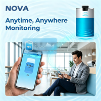 NOVA UL101W Tuya APP, Transmisor de Nivel de Líquido Ultrasónico de Alta Precisión, Sensor de Nivel de Tanque de Agua, Productos para el Hogar Inteligente