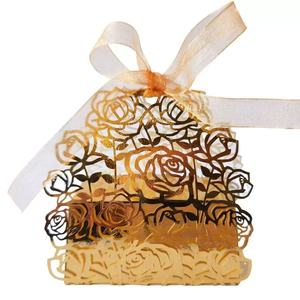 Boîtes en carton pour petits bonbons sur le thème du baptême, rubans pour baptême, première communion, cadeaux de fête - Recyclables, pliables - Product Image 2