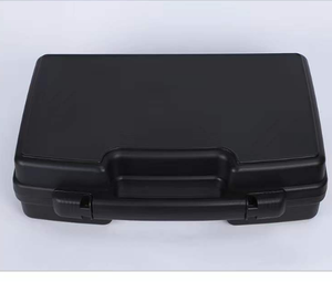 DF0730 Caja de Herramientas Portátil de Plástico Negro Personalizada con Cerradura, Caja de Almacenamiento de Herramientas de Diversos Tamaños - Product Image 3