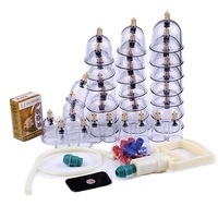 Jinkang - Juego de ventosas de vacío de 24 piezas para terapia de ventosas, aplicación de Guasha, plástico ABS, certificado SGS, seguridad, cuidado de la salud anti-rheumático, <span class=keywords><strong>Hijama</strong></span> - Product Image 3