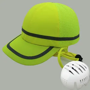 Premium Best Selling industrial manufacturing Helmet Safety Protective bright yellow Orange OEM Logo Reflective Safety Bump hat