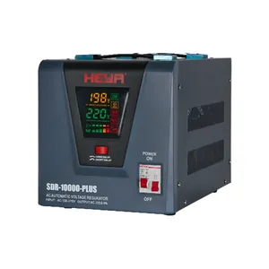 8/12KVA 220V kararlı AC voltaj sabitleyici/regülatör ISO9001 sertifikalı moda tasarımı LCD ekran tek fazlı SVC SDR SVR AVR