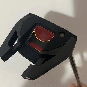 Putter d'équilibre automatique de golf Big Black Fire Chipper Putter avec œuvre d'art forgée <span class=keywords><strong>Maillet</strong></span> portable comprenant un couvre-chef de sac de golf - Product Image 2