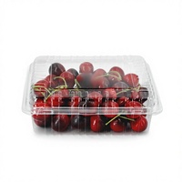 Boîte à fruits en PET transparente de qualité supérieure avec logo personnalisé pour l'emballage alimentaire, améliorant l'attrait et la visibilité du produit