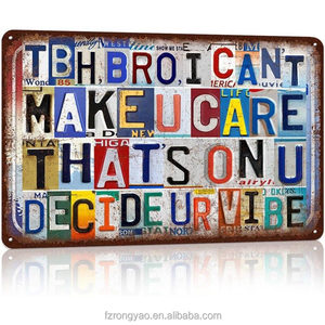 2026 En gros Plaque métallique vintage style Man Cave, Bar, Vin, Whisky, Autocollants rétro, Affiche, Décoration intérieure - Product Image 3