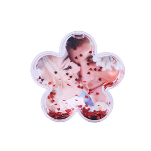 Marco de fotos de diferentes formas, acrílico transparente, al por mayor, globo/Marco de fotos con brillo - Product Image 6