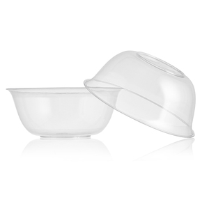 สูงใส300มิลลิลิตร PS พลาสติกทิ้งคริสตัลชามสลัด - Product Image 2
