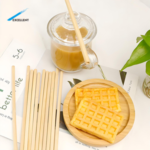 Dùng Một Lần Tre Rơm Cho Trà Bong Bóng Và Sinh Tố Phân Hủy Sinh Học Tái Sử Dụng 8Mm 12Mm 3Mm Dùng Một Lần Ống Hút Cho Nhà Du Lịch - Product Image 5