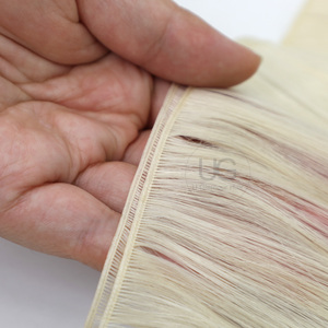 Estensioni di <span class=keywords><strong>Capelli</strong></span> Umani Vergini Remy a Doppio Filamento Invisibile U Glamour, Lisci Setosi per Salone - Product Image 2