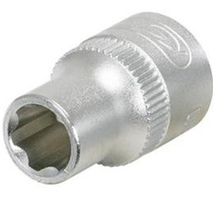 Matt satin finish Chrome vanadium 3/8" <b>socket</b>, 14mm (92291450466874) - Product Image 5