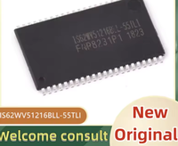 Circuit intégré SRAM ISSI IS62WV51216BLL-55TLI 8 Mo 512K x 16 parallèle 55 ns 44-TSOP II, neuf et original, 135 pièces/palette