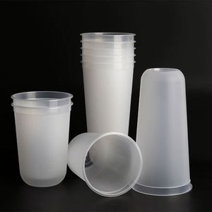 Vaso de Plástico Personalizado con Logotipo, 500 ml, en Forma de U, para Llevar, de Pared Simple, PP, para Bebidas Frías, 90 mm de Diámetro, para Té de Burbujas - Product Image 4