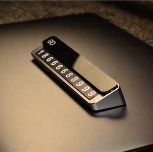 2025 più popolare temporaneo nascosto numero di telefono cellulare targa carta di parcheggio per cruscotto per il parcheggio auto - Product Image 3