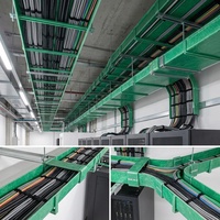 Plateau d'escalier en FRP de qualité architecturale |   Gestion des câbles esthétique et durable pour bâtiments modernes, usage industriel et de construction