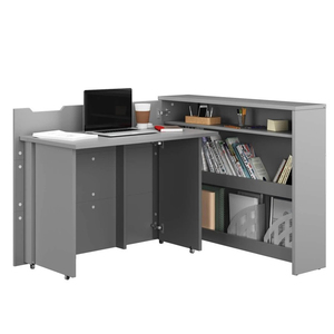 Scrivania portatile pieghevole in legno Ultra-sottile e alla moda invisibile multifunzionale da parete <span class=keywords><strong>tavolo</strong></span> di stoccaggio salvaspazio - Product Image 1