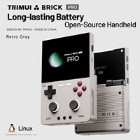 Console de jeu portable TRIMUI BRICK Pro, écran IPS 3,95 pouces, console rétro de poche open source, lecteur de jeux vidéo, cadeau pour enfants