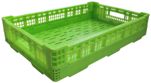 Caisse en plastique pliable 600*400*120, panier en plastique pliable pour fruits et légumes - Product Image 4