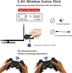 M8 Game Stick 4K HD Sortie 10000 Jeux 3D 64GB <span class=keywords><strong>Mini</strong></span> Small Box TV Console de jeu Consoles de jeux vidéo rétro - Product Image 3