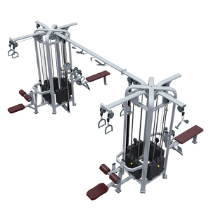 Strength Training Fitness Equipment 8 Station Multi Function Gym Equipment <b>Cable</b> Jungle and <b>Crossover</b> Strength <b>Machine</b> 8 Station - Product Image 1