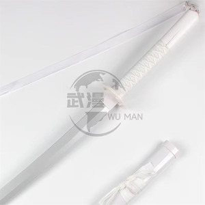 Espada de Cosplay de <span class=keywords><strong>Bleach</strong></span>, <span class=keywords><strong>Rukia</strong></span> Kuchiki, Sode No Shirayuki, Katana sin Afilar, Zanpakuto, Artículo Coleccionable de Anime - Product Image 2
