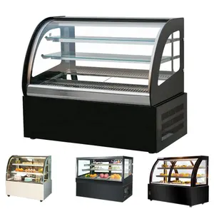 Espositore per torte da tavolo refrigeratore verticale da forno frigorifero torta Dessert display vetrina vetrina vetrina torta per negozio di panetteria