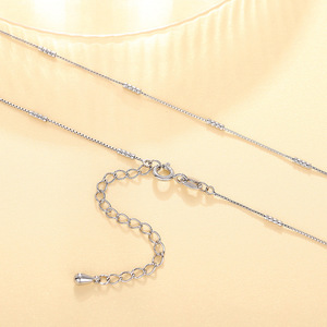 Collana a Catena in Bambù Minimalista per Uso Quotidiano Gioielli Raffinati Unisex - Product Image 1