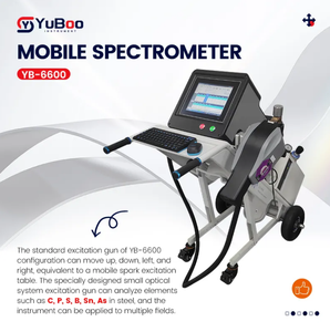 Analyseur de métaux mobile de type chariot OES YB-6600 |   Spectromètre d'émission optique pour applications minières et industrielles - Product Image 3