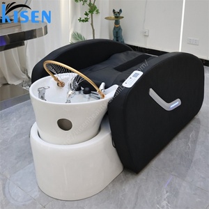 KISEN Head Spa <b>Bed</b> Salon Hair Washing Chair Water Circulation Head Spa Salon Equipment Intelligent Electric Massage Shampoo <b>Bed</b> - Product Image 2