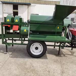 Batteuse multifonctionnelle diesel 12 CV à haute efficacité pour le traitement des céréales (sorgho, millet, maïs, soja) pour la récolte agricole HJ-950 - Product Image 3