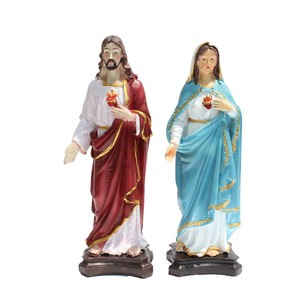 Artesanía de resina personalizada, Estatua de la Virgen María, <span class=keywords><strong>sacerdote</strong></span>, serie religiosa, adorno de resina para interiores - Product Image 4