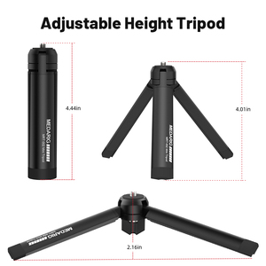 PULUZ工厂销售铝合金三脚架Insta360 X4摄影轻便便携式设计2千克负载能力紧凑型180毫米 - Product Image 2