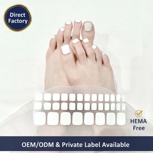 KIKILEE Autocollants personnalisés pour ongles, décoration DIY pour pédicure, autocollants de haute qualité pour la décoration des ongles des orteils, autocollants pour l'application de nail art - Product Image 1