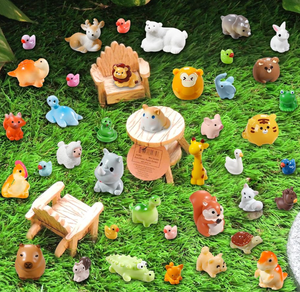 حيوانات صغيرة من الراتنج 40 نمط حيوانات صغيرة من الراتنج تماثيل حيوانات صغيرة من الراتنج - Product Image 5