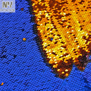 Telas <span class=keywords><strong>de</strong></span> lentejuelas reversibles reales, vendidas por metro, buena densidad, <span class=keywords><strong>dos</strong></span> caras - Product Image 1