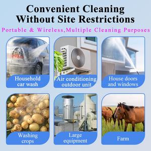 מכונת לחץ גבוהה לשטוף אקדח מים נייד 24v חשמלי מכונת כביסה מכונת כביסה כלי ניקוי אלחוטי - Product Image 6