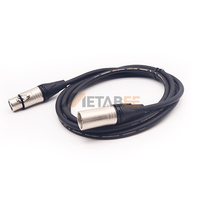 Câble de microphone XLR 7 broches mâle-femelle 2M en cuivre sans oxygène, prise 7P pour microphone à condensateur à tube et alimentation