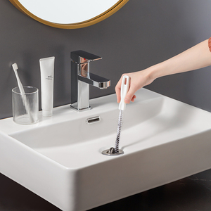 Cepillo para Limpiar <span class=keywords><strong>Tuberías</strong></span>, <span class=keywords><strong>Desatascador</strong></span> de Alcantarillado, Herramienta para Desagües de Fregadero, Limpiador de Acero, Flexible, para Eliminar <span class=keywords><strong>Pelos</strong></span>, Herramientas de Fontanería para Cocina y Baño - Product Image 2